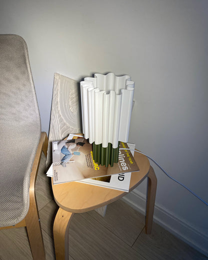 Dune Lamp - White (Olive Base)